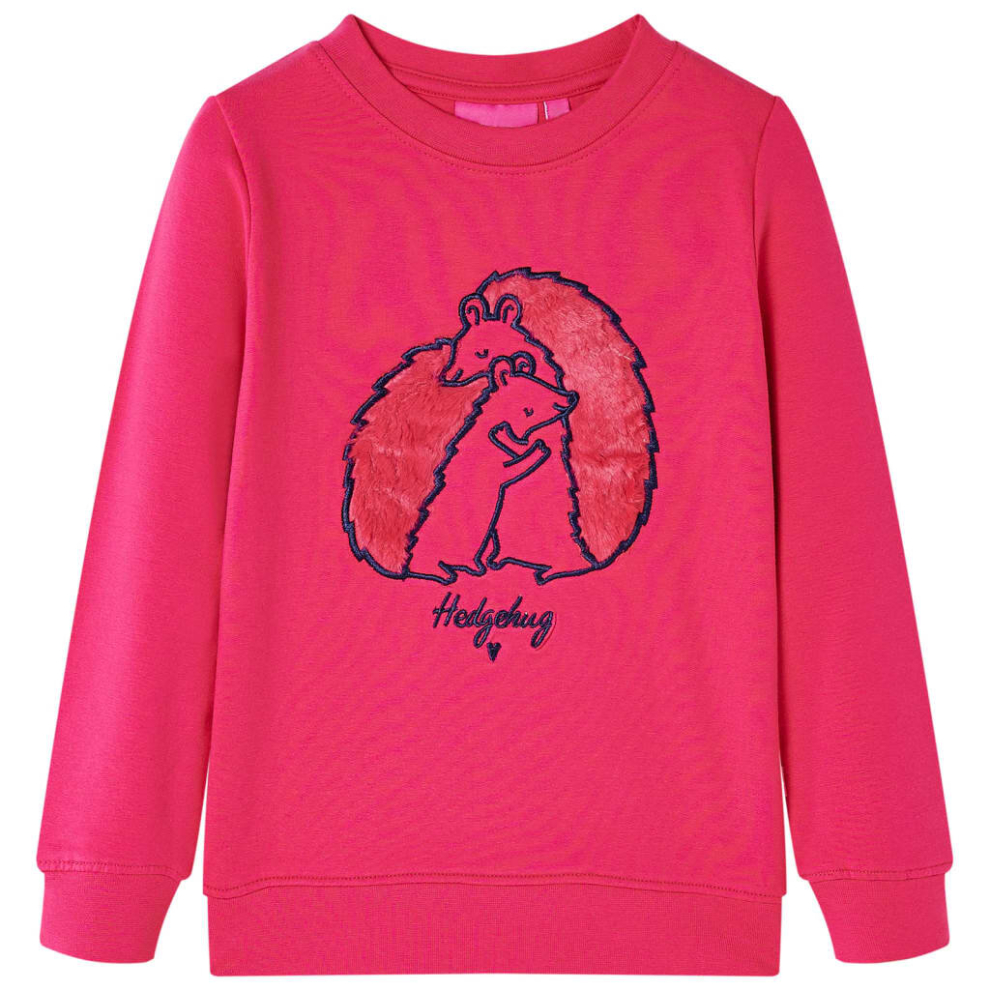 (pink, 116) Kids' Sweatshirt Children's Long Sleeves Pullover Kids' Top Hedgehug Design