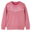 VidaXL (128) Kids' Sweatshirt Long Sleeves Toddler Tops Pullover Velvet Patchwork Raspberry 1