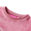VidaXL (128) Kids' Sweatshirt Long Sleeves Toddler Tops Pullover Velvet Patchwork Raspberry 3