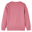 VidaXL (128) Kids' Sweatshirt Long Sleeves Toddler Tops Pullover Velvet Patchwork Raspberry 2