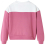 VidaXL (128) Kids' Sweatshirt with Sequined Stripes Long Sleeves Pullover Top Raspberry 2