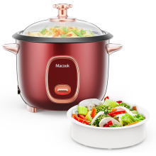 (4Cups, 1Litre), Rice Cooker Small, High-Temperature Protection Mini Rice Cooker, One Touch Operation Perfect to Cook Rice, Meat, Noodles or Soup