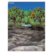 (Design B - Planted/Rockwork, Size 5 - 120 x 61cm) SuperFish Deco Poster Aquarium Background