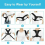 Unisex Adjustable Magnetic Posture Corrector Brace Back Support Shoulder Belt UK 9