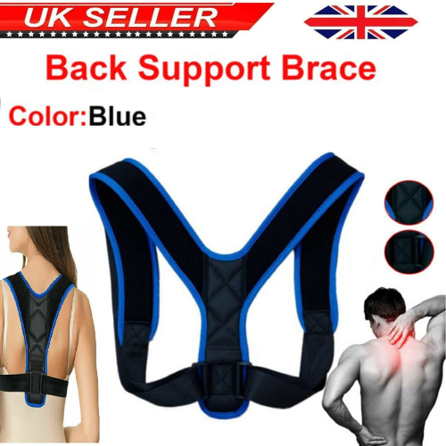 Posture Corrector Back Support Body Brace Wellness Lumbar Shoulder Support Belt