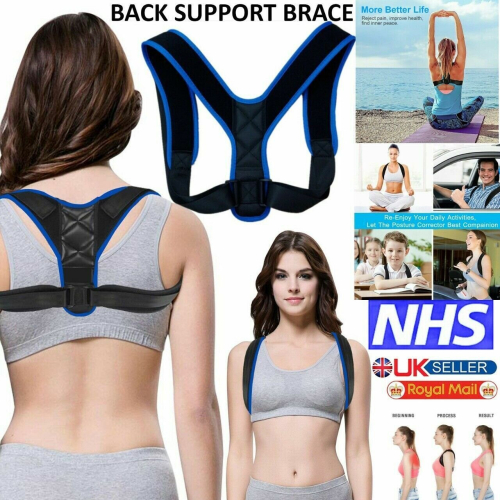 Posture Corrector Back Support Body Brace Wellness Lumbar Shoulder Support Belt 1