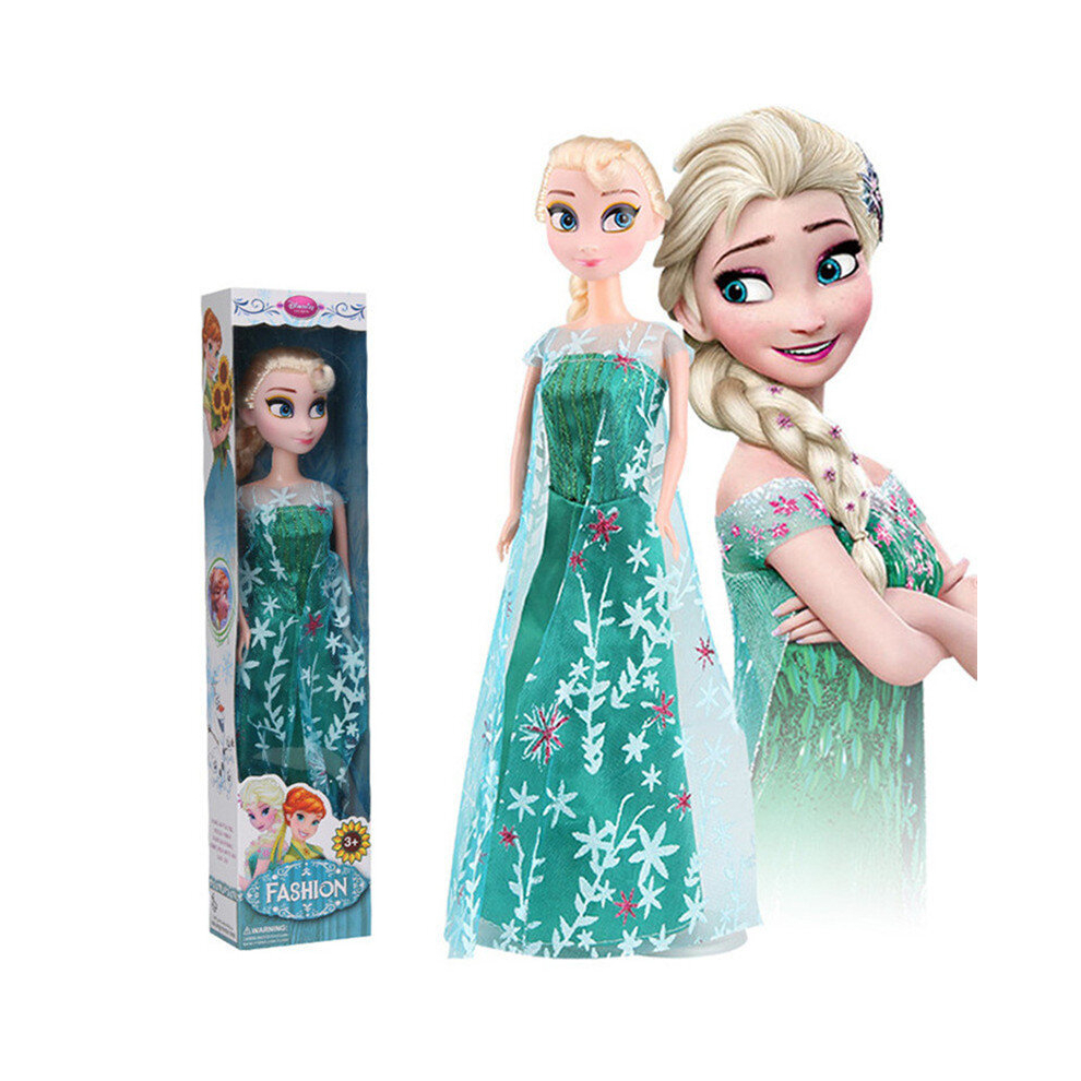 (With Box-D) Cartoon Frozen 2 Elsa Anna Figure Princess Doll Toys Sofia Girls Toys Elsa Dolls Clothes Dolls Children Gift