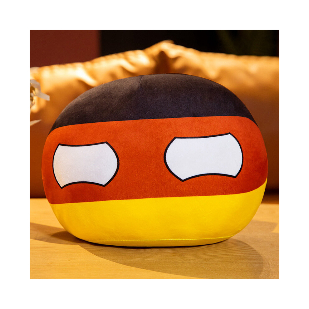 Skesrjtop (10Cm, Germany) 10Cm Country Ball Plush Toys Polandball Pendant Country Flag Balls Countryball Stuffed Doll Christmas Gifts For Kids