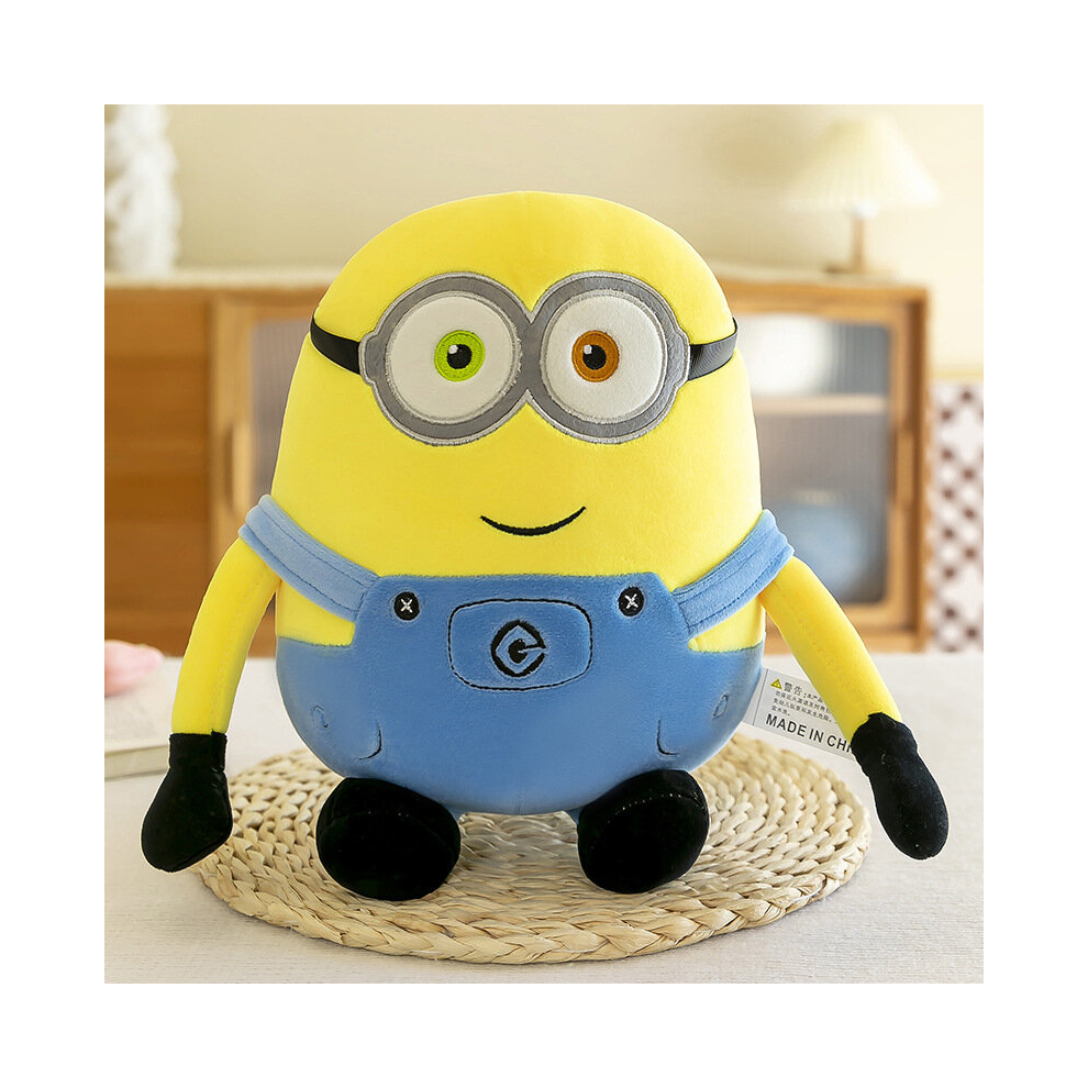 (A 30cm) Cute Minions Movie Characters Yellow Plush Toys Bob Stuart In Jeans Soft Dolls Toys & Hobbies Christmas Birthday Gift 1pcs