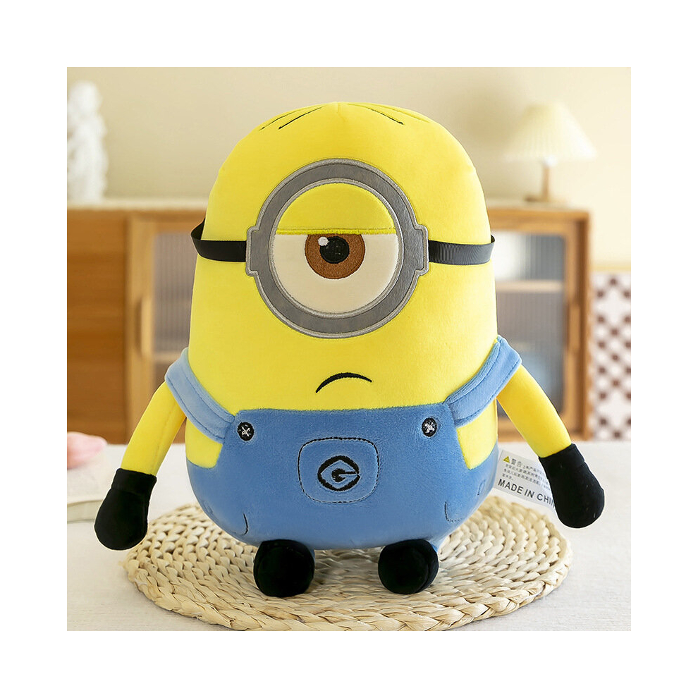 (C 50cm) Cute Minions Movie Characters Yellow Plush Toys Bob Stuart In Jeans Soft Dolls Toys & Hobbies Christmas Birthday Gift 1pcs