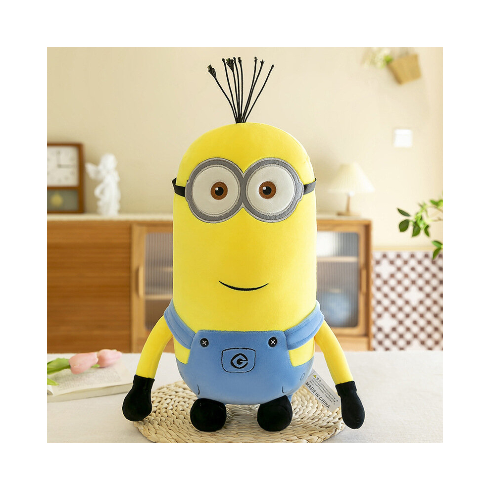 (B 65cm) Cute Minions Movie Characters Yellow Plush Toys Bob Stuart In Jeans Soft Dolls Toys & Hobbies Christmas Birthday Gift 1pcs