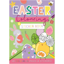 Easter Themed Bunny Egg Colouring & Sticker Activity Book A4 48 Page