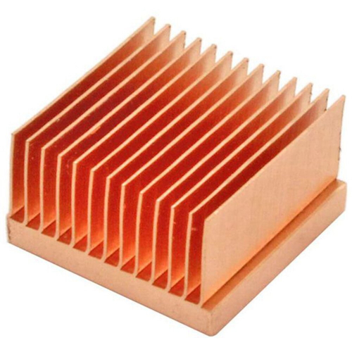 Pure Copper Heatsink 40X40X10mm Skiving Fin DIY Heat Sink on OnBuy