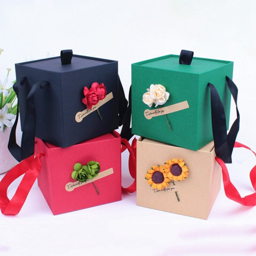 4Pcs Multi Color Combination Kraft Box Box Candy Gift Box Party on OnBuy
