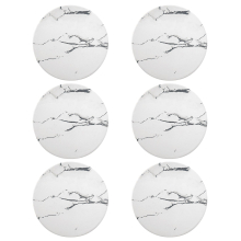 Coaster Sets of 6 Pcs,Absorbent Ceramic Stone Marble Pattern Coasters