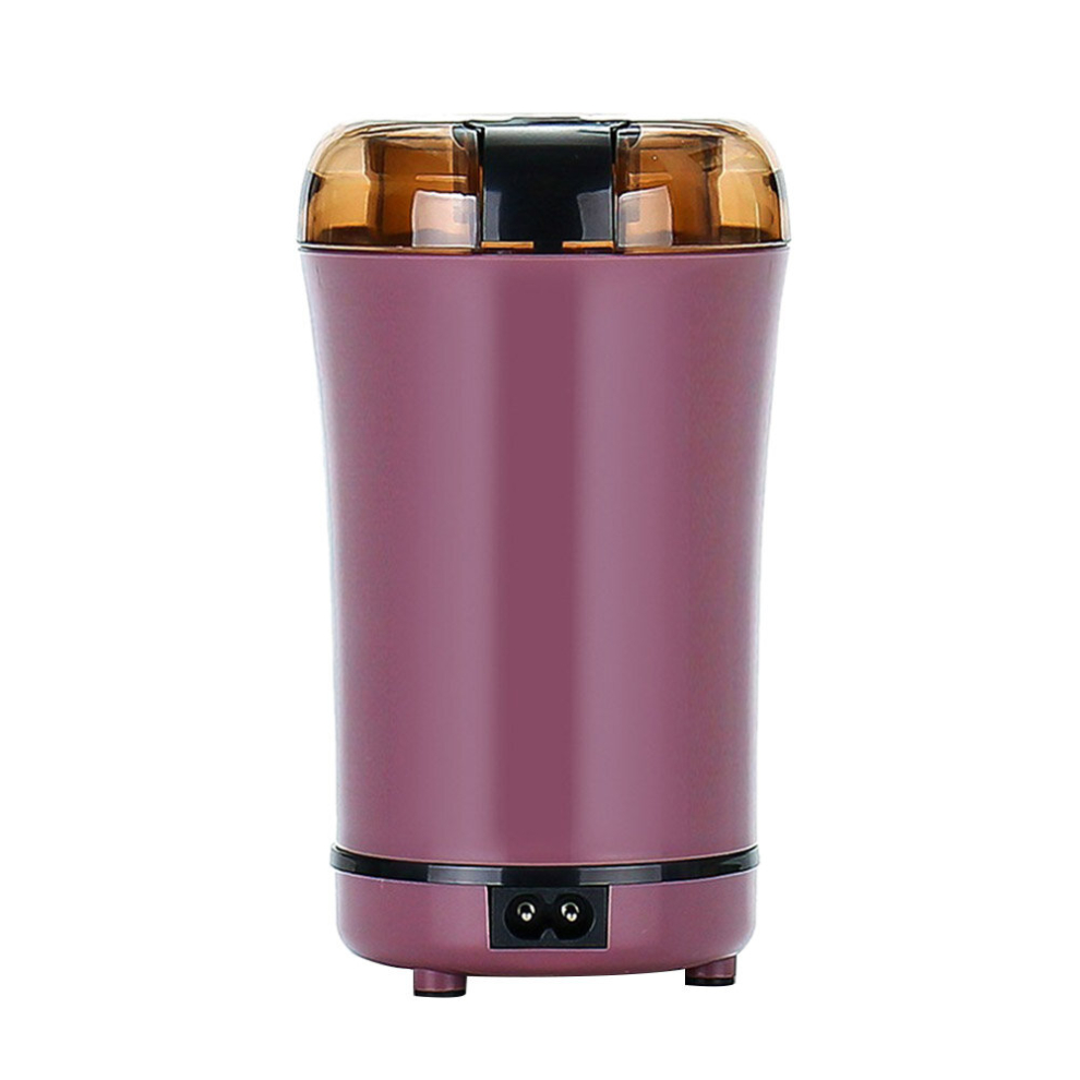 Electric Coffee Grinder Multifunctional Home Grinder(Purple,UK Plug)