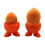 4 PCS Colorful Soft Silicone Egg Cup Boiled Egg Serving Cup Egg Tray 8