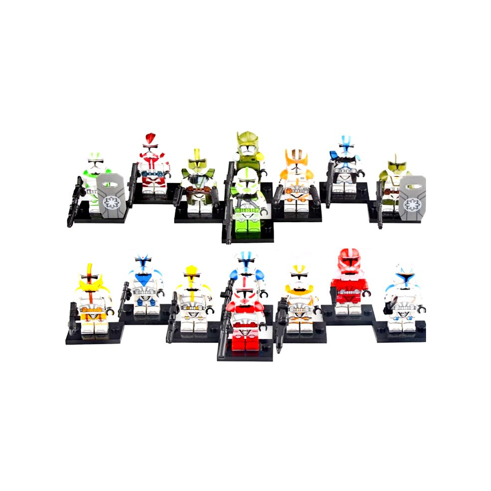 (Style C 16pcs) Star Wars Minifigure Model Building Block Figure Toy Kids Toy Gift