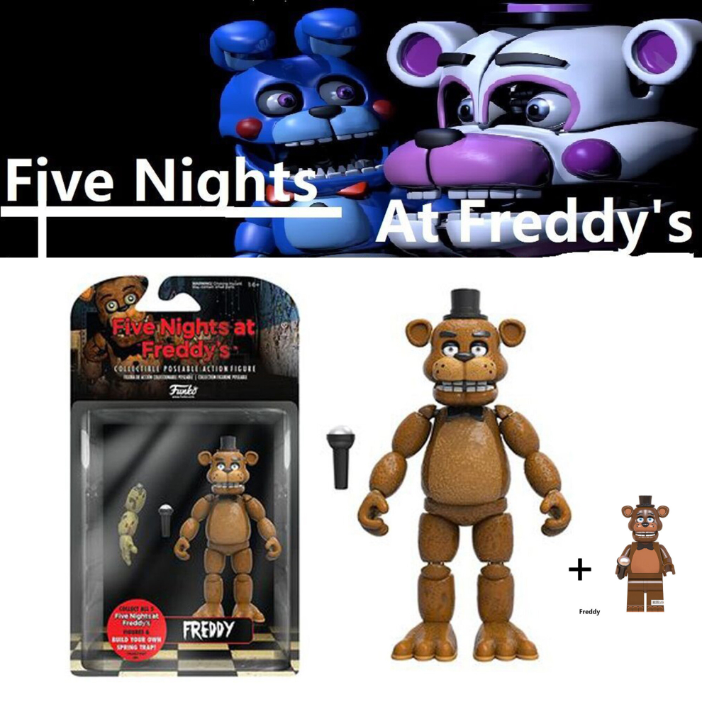 (Freddy) Golden Freddy Foxy The Pirate Articulated Action Figure Funko Five Nights At Freddy's FNAF