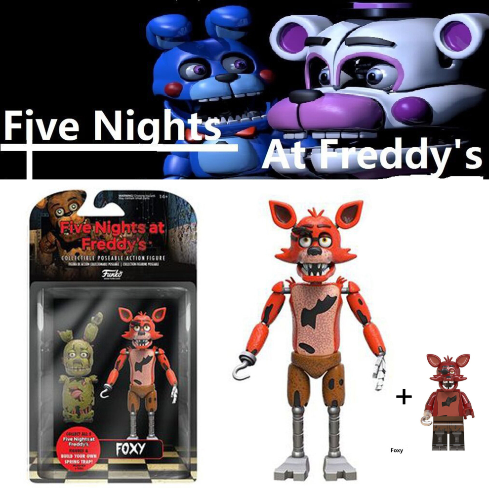 (Foxy) Golden Freddy Foxy The Pirate Articulated Action Figure Funko Five Nights At Freddy's FNAF