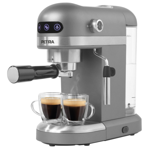 Petra Espresso Coffee Machine Cappuccino Maker 15-Bar Pressure Pump (Open Box) 1