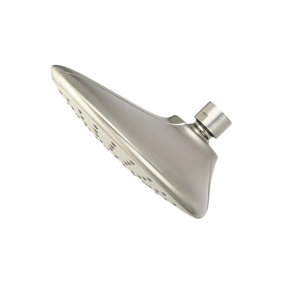 Pioneer X-6400055-BN 1.5 GPM Single Function Rain Showerhead, PVD Brushed Nickel