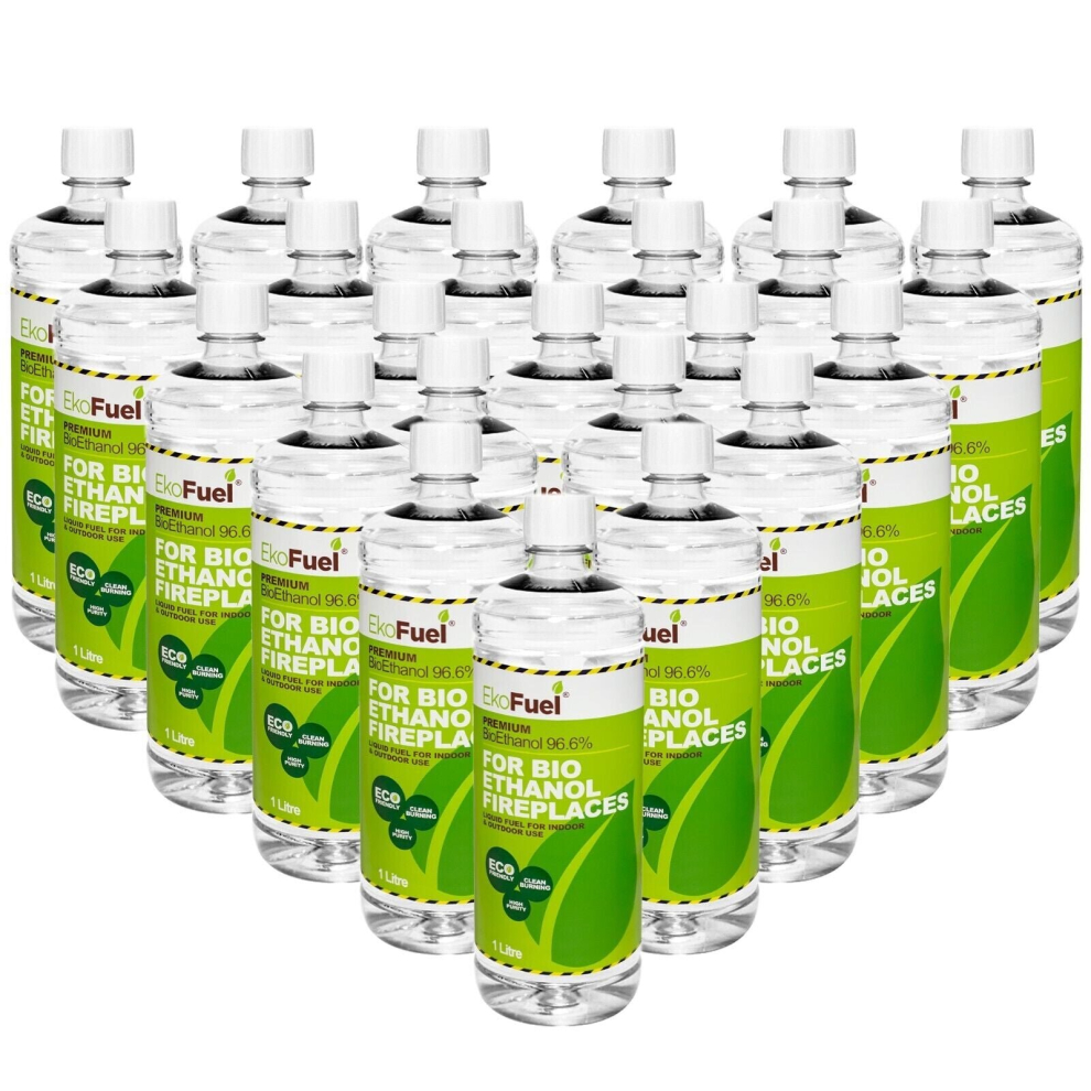 Sunukerr Ekofuel Bio Ethanol Fuel – Premium Bioethanol For Liquid Fireplaces (24 Litres)