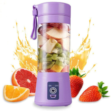 (Purple) 6 Blades 380ml Food Processor Juice Blenders USB