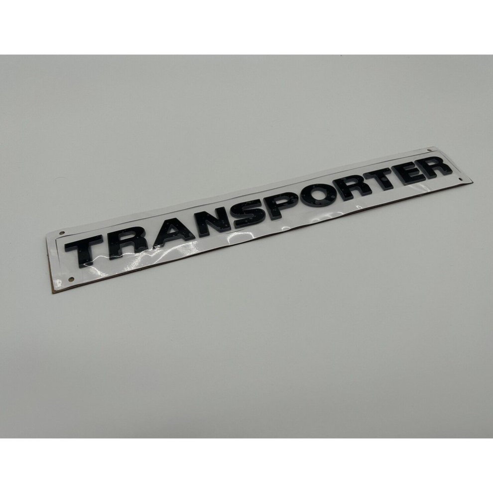 Vw Transporter T5 T5.1 T6 T6.1 Gloss Tailgate Lettering Badge Black 4754135866937