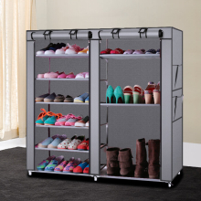 6 Tier Dustproof Shoes Cabinet Storage Organiser Shoe Rack Stand
