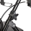Folding Rollator Mobility Walker 4 Wheeled Walking Elder Aid w/ Seat Black 5