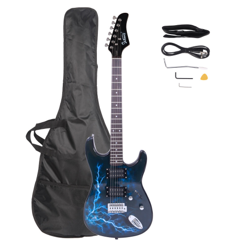 Electric Guitar GST-E Pickup with Bag Strap Paddle Rocker Cable Kits