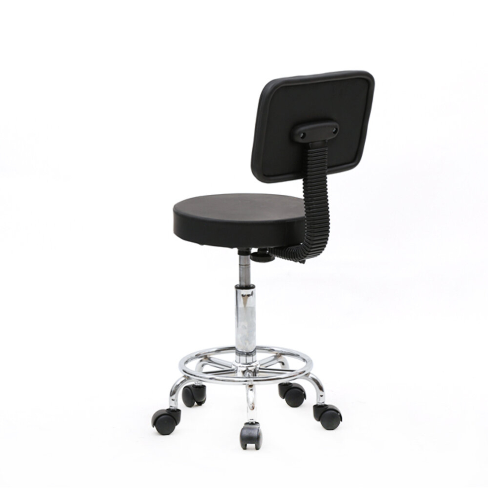 Spa Salon Stool Gas Lift Backrest Barber Beauty Massage Hairdressing Chair