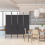 4 Panel Room Divider Folding Privacy Screen Home Office Furniture Wall Partition 1