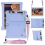 (Purple) Universal Shockproof Silicone Cover Case For 10 10.1 Inch Android Tablet PC 1