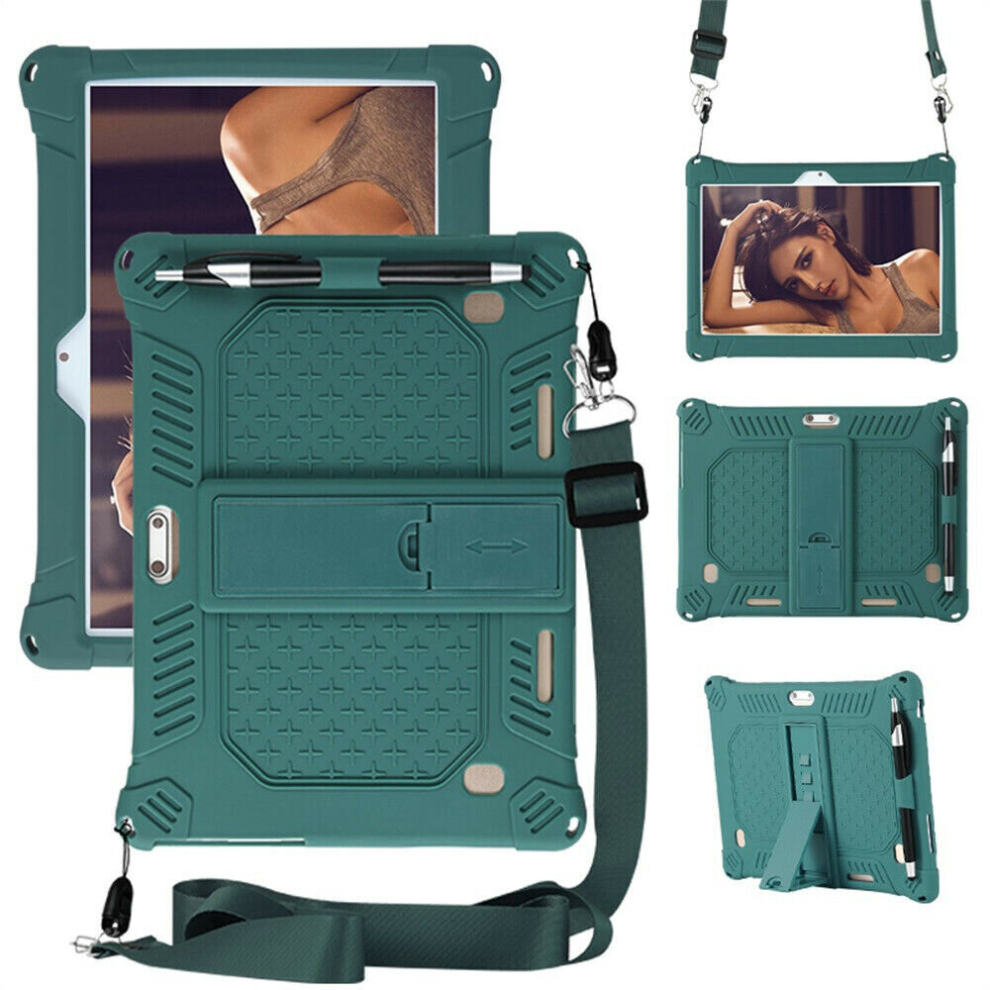 Skesrjtop (Green) Universal Shockproof Silicone Cover Case For 10 10.1 Inch Android Tablet Pc Green