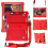 (Red) Universal Shockproof Silicone Cover Case For 10 10.1 Inch Android Tablet PC 1