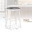 Costway Set of 2 Bar Stools Dining Chair Modern Upholstered Pub Stool 29 Inches 2