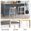 Costway Set of 2 Bar Stools Dining Chair Modern Upholstered Pub Stool 29 Inches 4