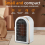 Electric Thermostat Quiet Low Energy Automatic Shutdown 2 Fan Speeds 4