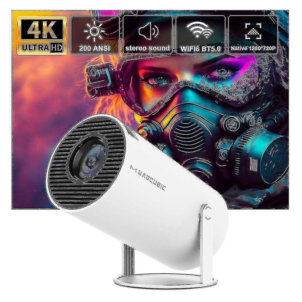 Projector 4k Android 11 Dual Wifi6 200 Ansi Allwinner H713 Bt5.0 1080p 1280*720p Home Cinema Outdoor Portable Projetor