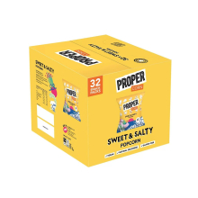 Proper Corn Popcorn Sweet & Salty Mixed Case 32 x 14g