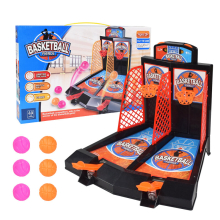 (6 ball with box) Kids toys two-player game hildren's table shooting ejection toys boy toys finger ejection basketball