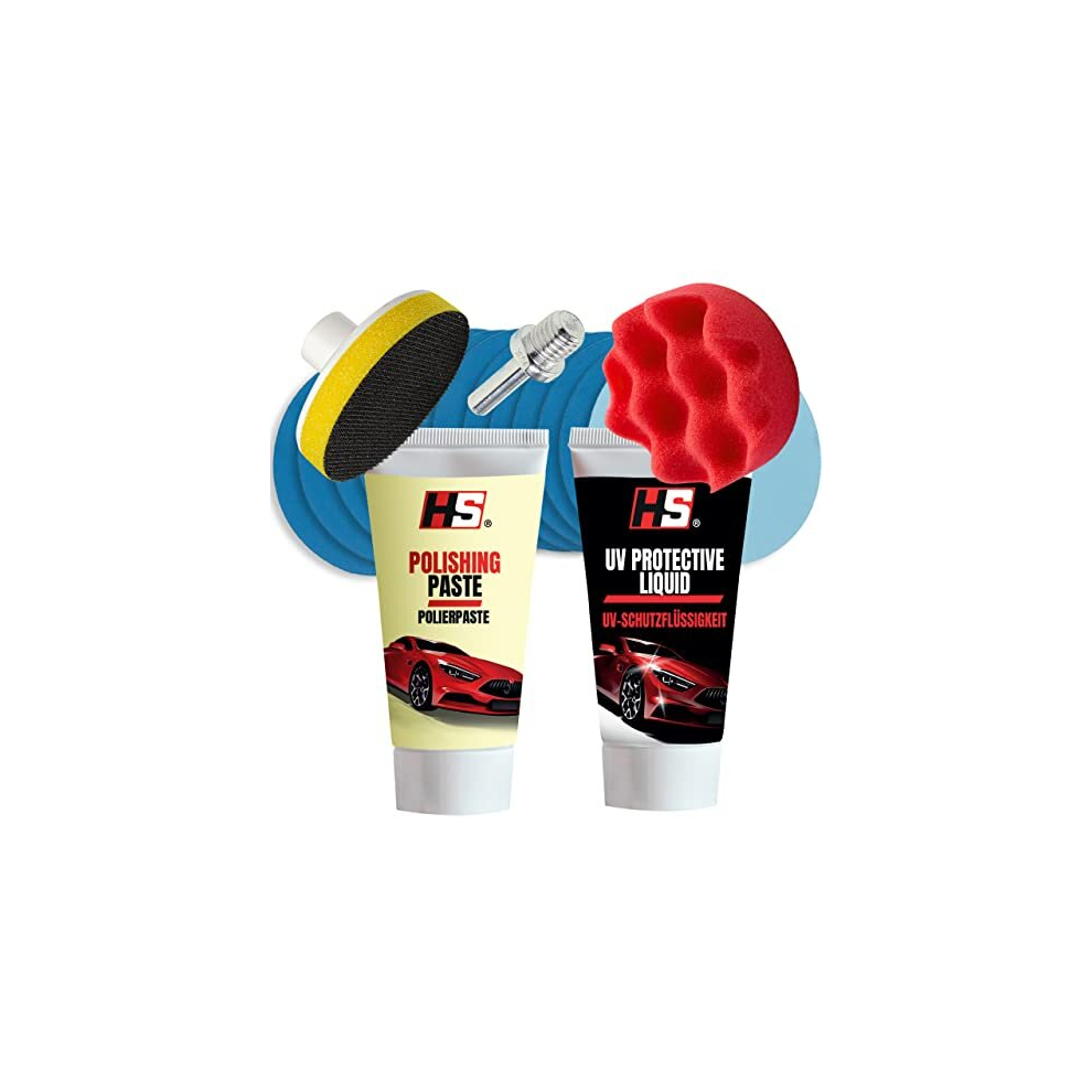 Headlight Restoration Kit Headlight Restorer - Polishing Set For Dull And Blind Headlamps - Complete Car Headlight 5904172350770