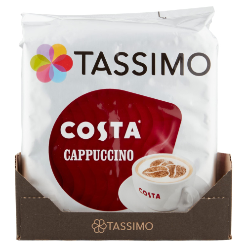 Tassimo Costa Cappuccino Tassimo Coffee Pods – 40 Drinks (5x8 Pack) Authentic Costa Taste 1