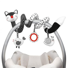 Pram Toys Black and White Sensory Toys 0 6 Months, Car Seat Toy Newborn Toys for Pushchair Stroller/Car Seat/Crib/Cot,