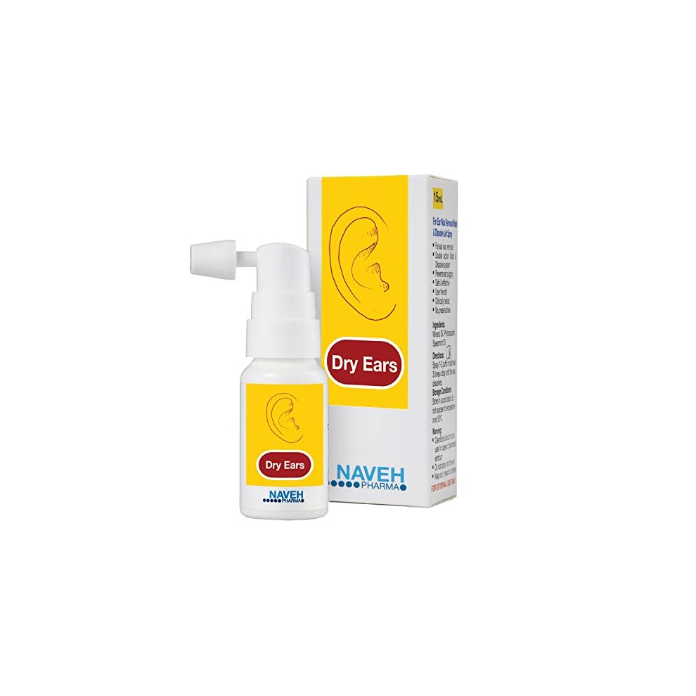 Naveh Pharma Dry Ears -Swimmers Ear Drops Spray - Ear Drying Drops For Swimmers Adults And Kids/Remove Water Trapped In Ears And