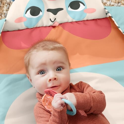 Fisher-Price Fisher-Price-Panda da Rotolare-Tappeto da Gioco con 2 Giocattoli HKD65 2