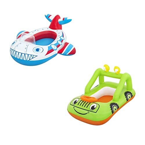 Bestway Bouée - NO NAME - Navigator Baby - Blanc - Modèle Aléatoire - Pour Bébé +3ans