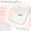 Next to Me Crib Sheets - 3pc Crib Sheets Set - 2 Fitted Cotton Sheets and 1 Waterproof Mattress Protector for Bedside 5